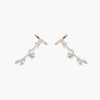 4 ½ ctw Multi-Shape LGD Cuff Earrings