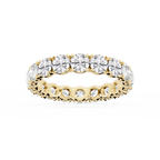 Morgan Round LGD Classic Four Prong Eternity Band - 14K Yellow Gold / 3 ctw / F-VS2