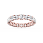 Morgan Round LGD Classic Four Prong Eternity Band - 14K Rose Gold / 3 ctw / F-VS2