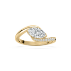 Sierra 1 ctw Marquise LGD East-West Bypass Promise Ring