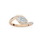 Sierra 1 ctw Marquise LGD East-West Bypass Promise Ring