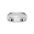 Ember 1 ctw Round LGD Nine Stone Channel Anniversary Band - 14K White Gold