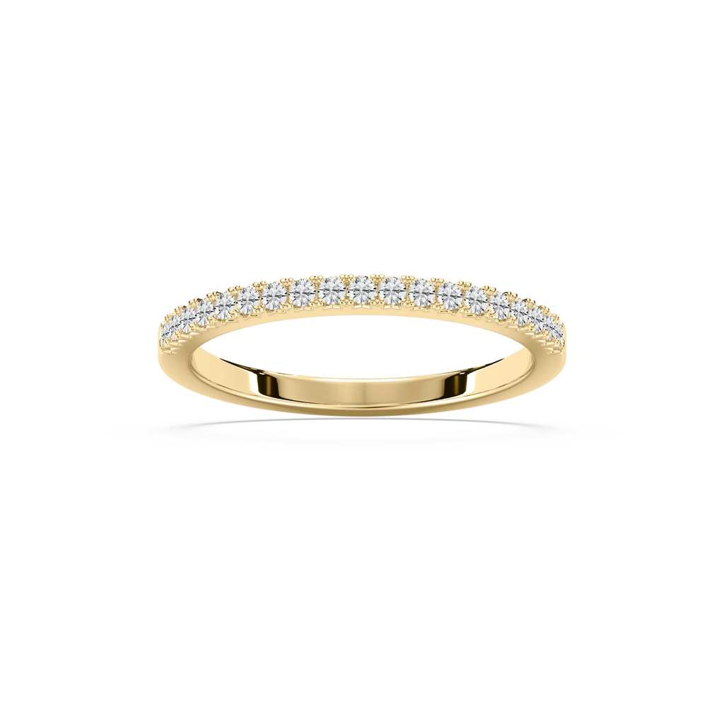Khloe 1/3 ctw Round LGD W Prong Wedding Band