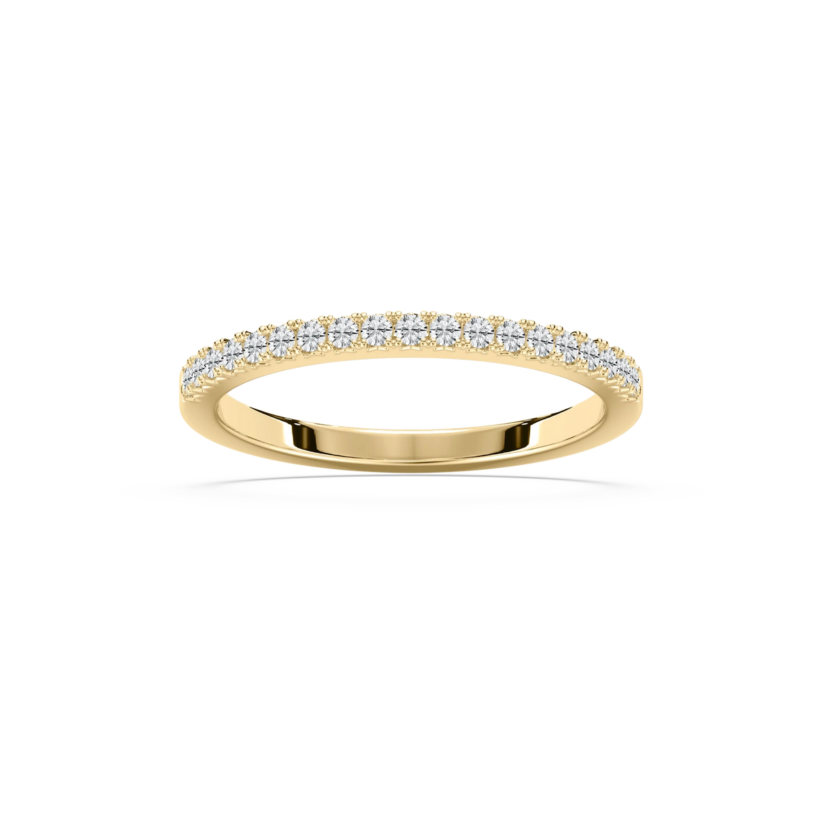 Khloe 1/3 ctw Round LGD W Prong Wedding Band