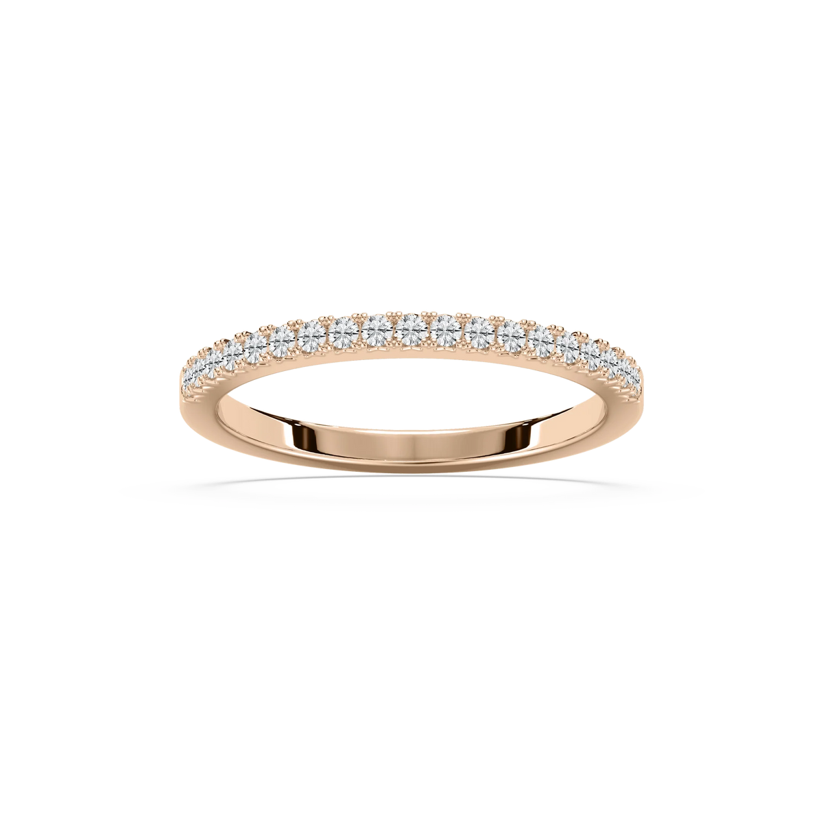 Khloe 1/3 ctw Round LGD W Prong Wedding Band