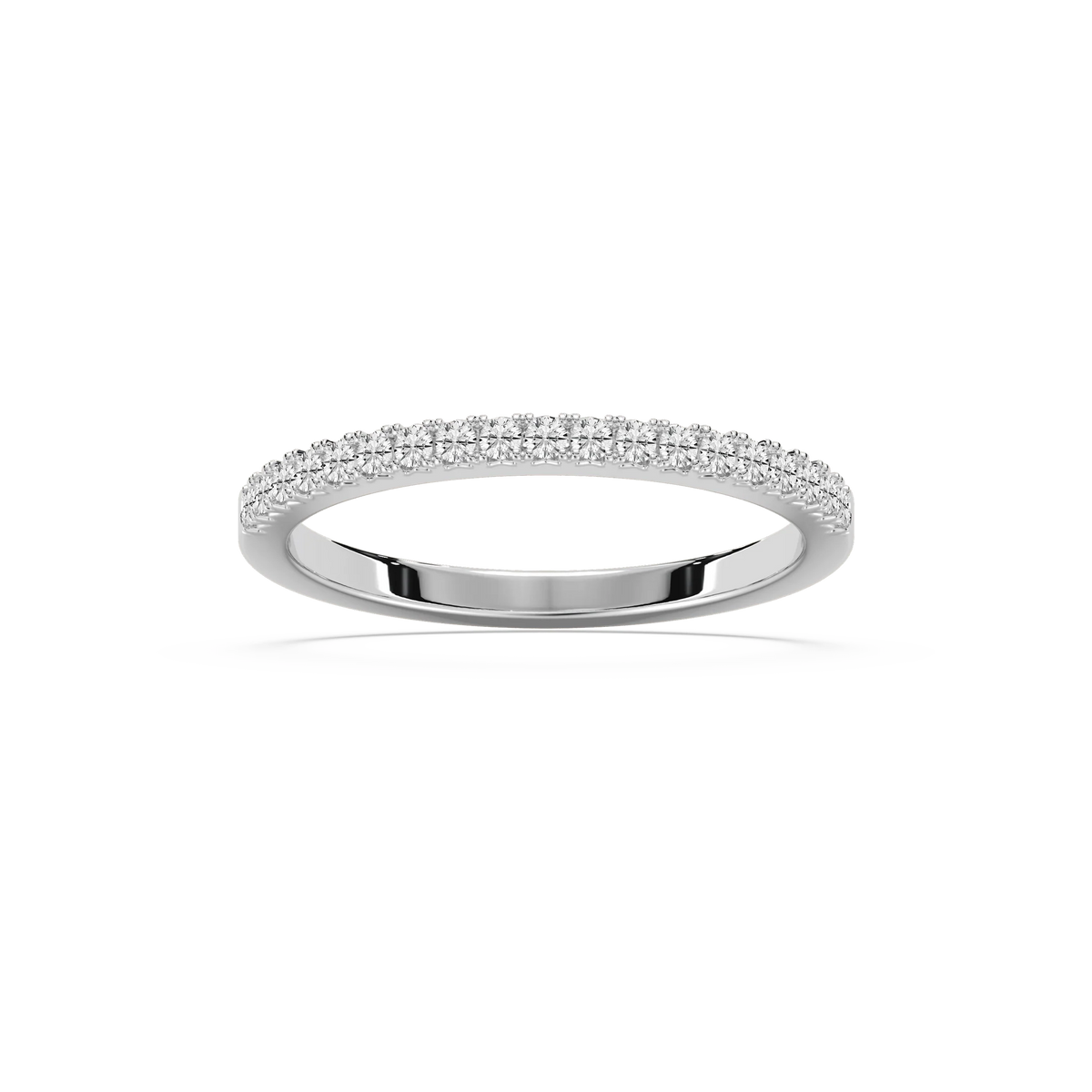 Khloe 1/3 ctw Round LGD W Prong Wedding Band