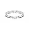Nicole Princess LGD Shared Prong Eternity Band