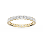 Nicole Princess LGD Shared Prong Eternity Band