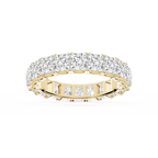 Nicole Princess LGD Shared Prong Eternity Band