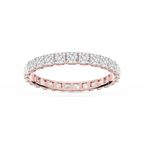 Nicole Princess LGD Shared Prong Eternity Band