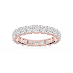 Nicole Princess LGD Shared Prong Eternity Band