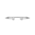 1 ctw LGD Bezel Set Cuff Bracelet - 7.5 Inches
