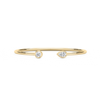 1 ctw LGD Bezel Set Cuff Bracelet - 7.5 Inches