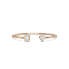 1 ctw LGD Bezel Set Cuff Bracelet - 7.5 Inches