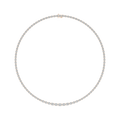 19 ⅞ ctw Oval LGD East West Tennis Necklace - 18 Inches - Signature Collection