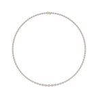 19 ⅞ ctw Oval LGD East West Tennis Necklace - 18 Inches - Signature Collection