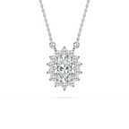 1 ¼ ctw Oval and Round LGD Star Pendant - 18 Inches