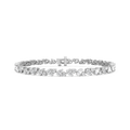 4 ¹⁄₃ ctw Round and Pear LGD Duo Tennis Bracelet - 7 Inches