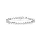 5 ctw Pear LGD East West Tennis Bracelet  - 7 Inches