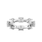 Prue 1 ⅞ ctw Round LGD Station Eternity Band - 14K White Gold