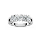 Raina 2 ctw Marquise LGD Five-Stone Anniversary Band - Platinum