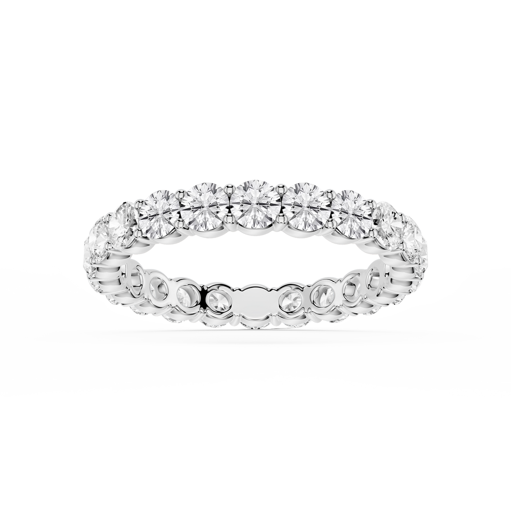 Rebecca Round LGD Shared Prong Eternity Band