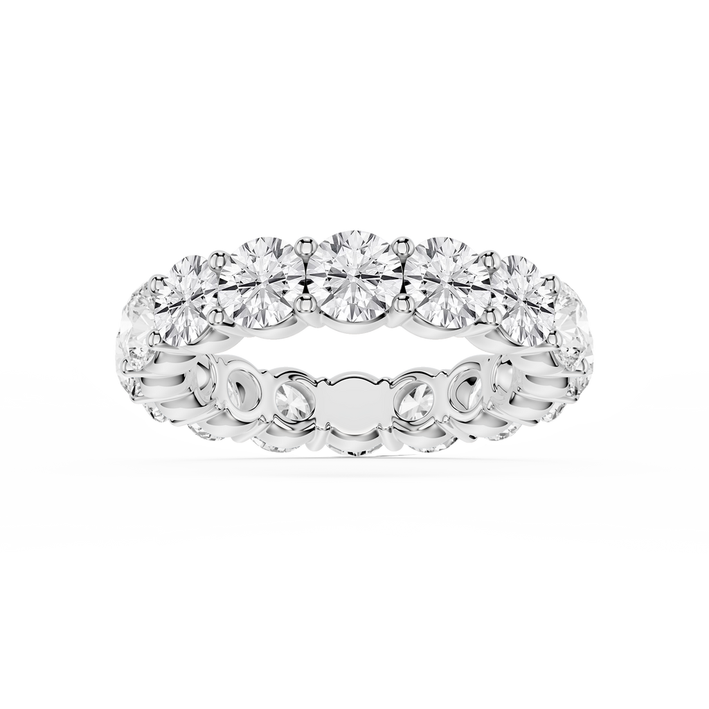 Rebecca Round LGD Shared Prong Eternity Band