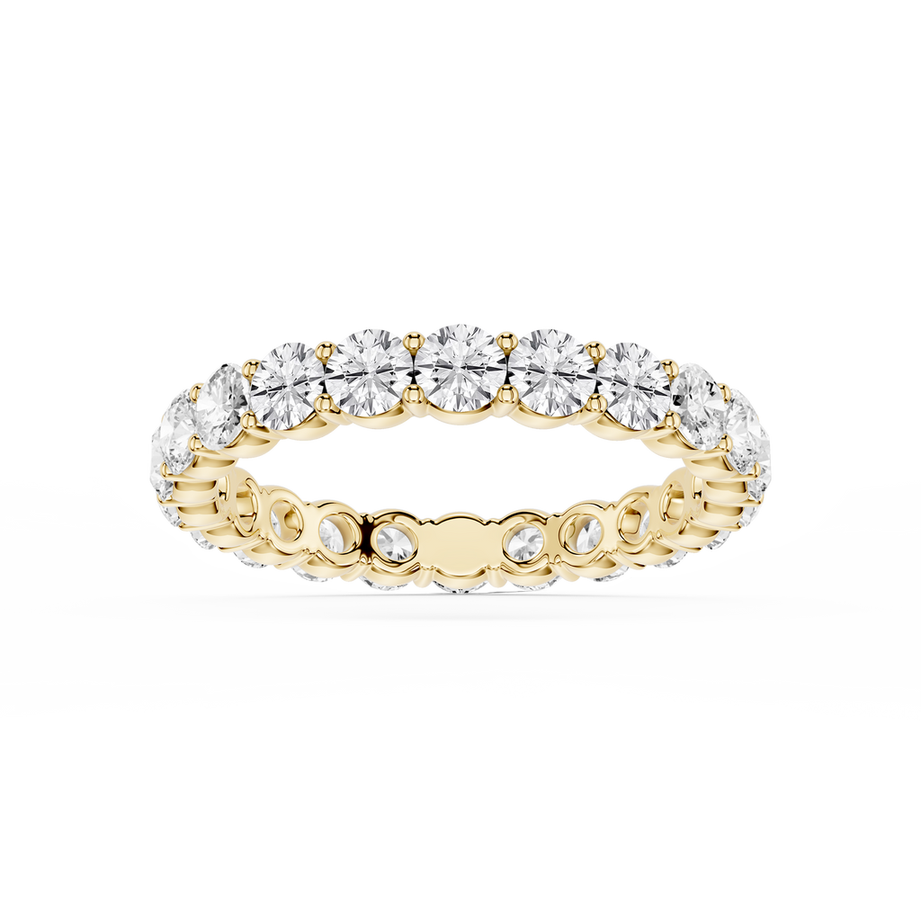 Rebecca Round LGD Shared Prong Eternity Band