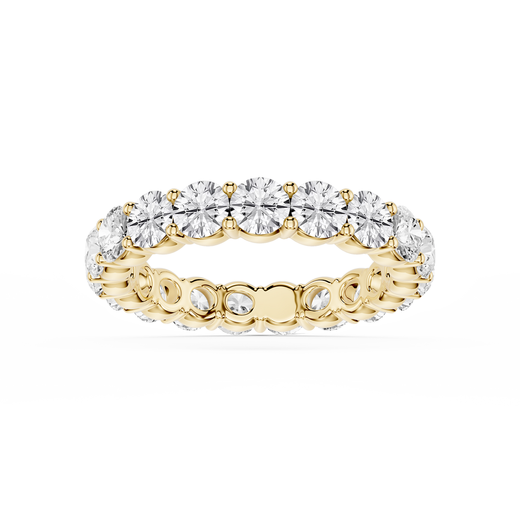Rebecca Round LGD Shared Prong Eternity Band