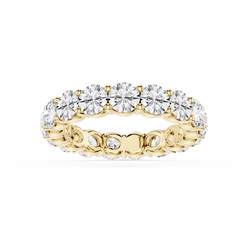 Rebecca Round LGD Shared Prong Eternity Band