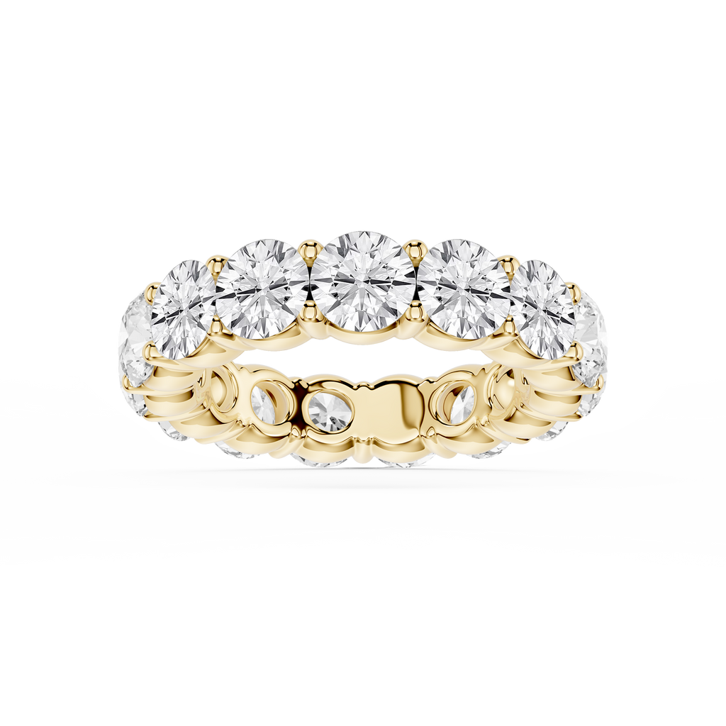 Rebecca Round LGD Shared Prong Eternity Band