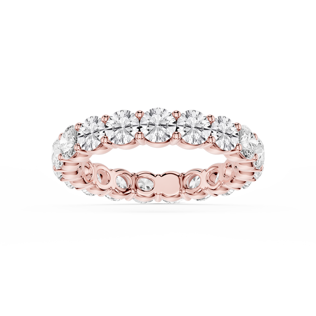 Rebecca Round LGD Shared Prong Eternity Band