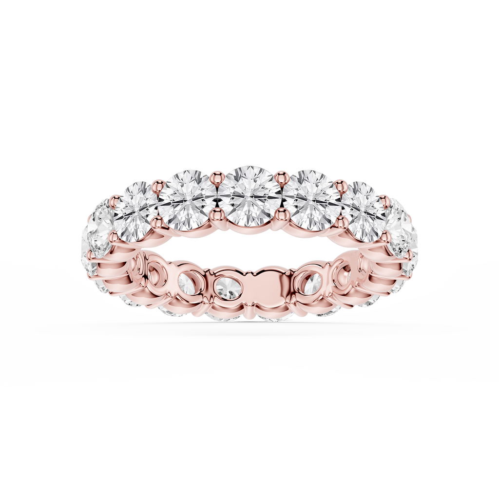 Rebecca Round LGD Shared Prong Eternity Band