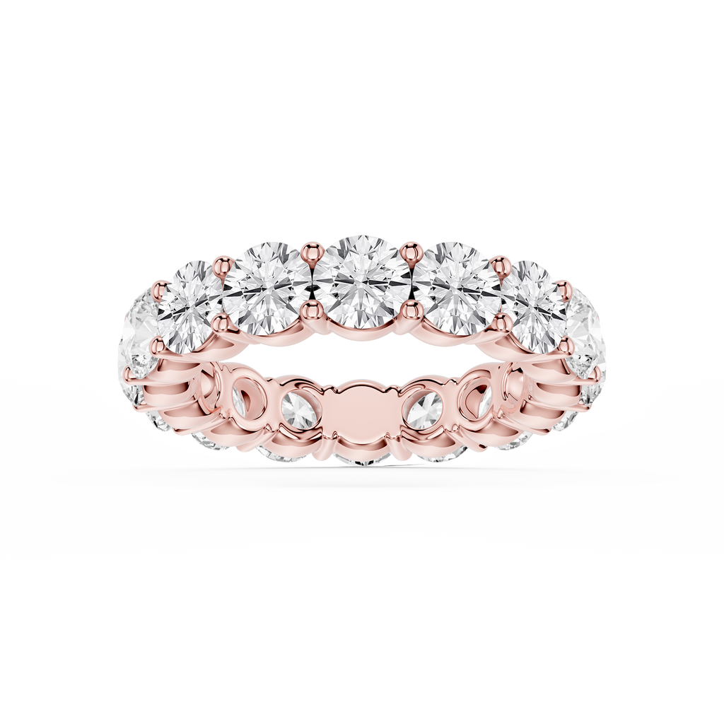 Rebecca Round LGD Shared Prong Eternity Band