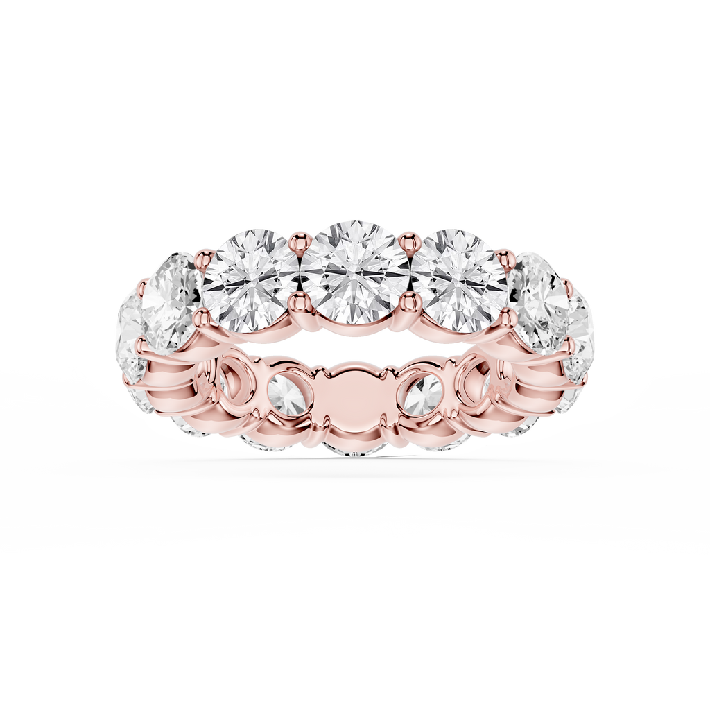 Rebecca Round LGD Shared Prong Eternity Band