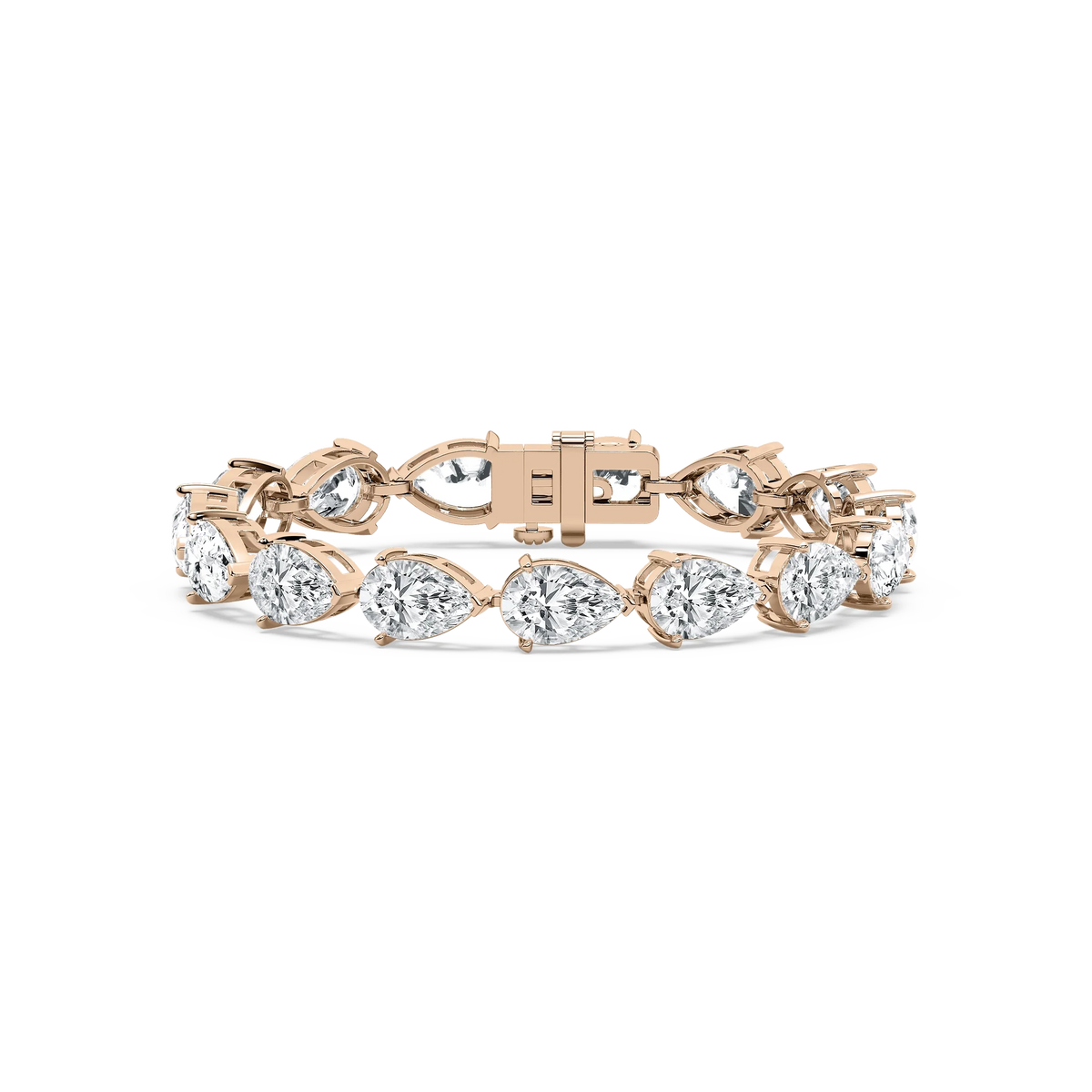 30 ctw Pear LGD East West Regal Tennis Bracelet  - 7 Inches - Signature Collection