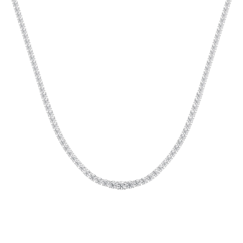 18 ¾ ctw Round LGD Riviera Tennis Necklace - 18 Inches - Signature Collection