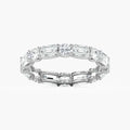 Amari Emerald and Round LGD U Prong Set Eternity Band