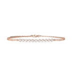 1 ctw Round LGD Eleven Stone Chain Bracelet  - 7 Inches