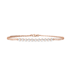 1 ctw Round LGD Eleven Stone Chain Bracelet  - 7 Inches