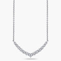 1 ctw Round LGD Graduated Necklace - 18 Inches