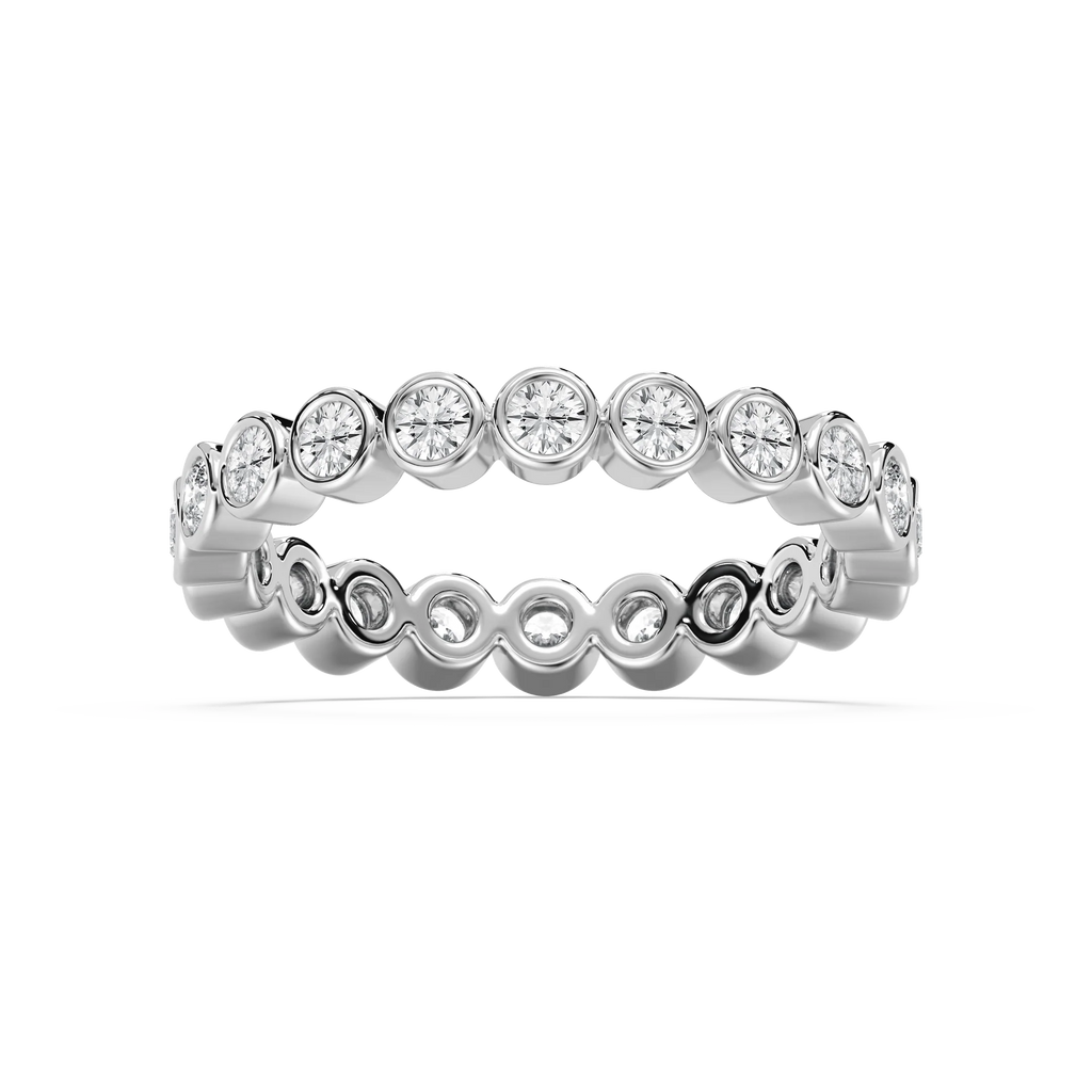 Ariana 1 ctw Round LGD Bezel Set Eternity Band