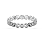 Ariana 1 ctw Round LGD Bezel Set Eternity Band