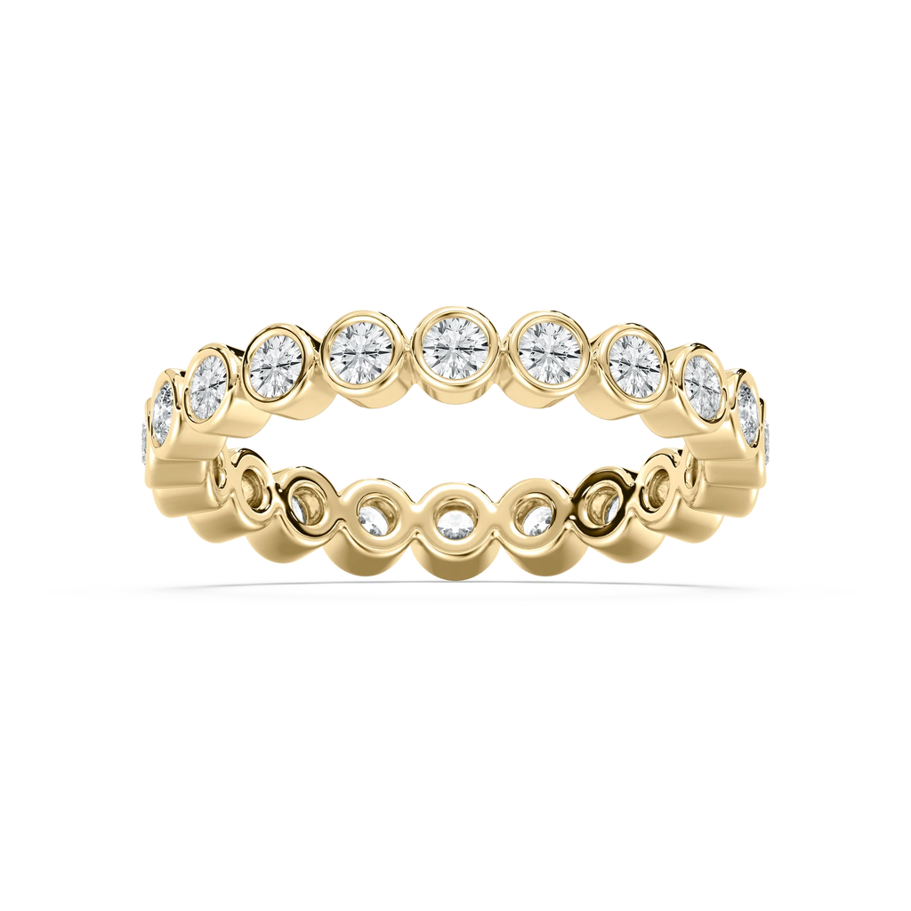 Ariana 1 ctw Round LGD Bezel Set Eternity Band