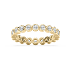Ariana 1 ctw Round LGD Bezel Set Eternity Band