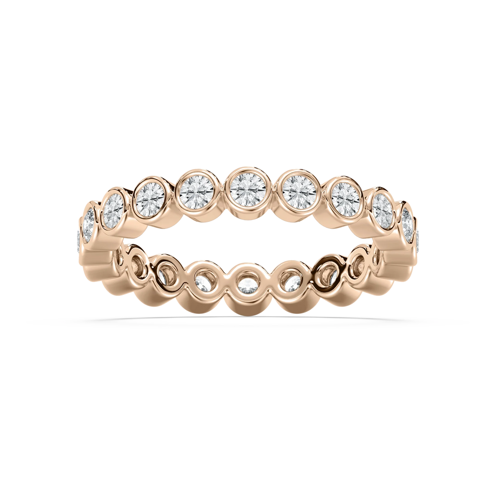 Ariana 1 ctw Round LGD Bezel Set Eternity Band