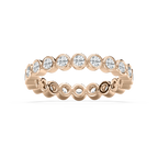 Ariana 1 ctw Round LGD Bezel Set Eternity Band