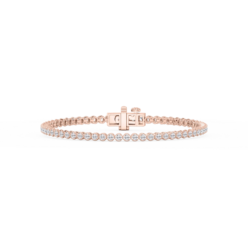 Round LGD Classic Four Prong Tennis Bracelet