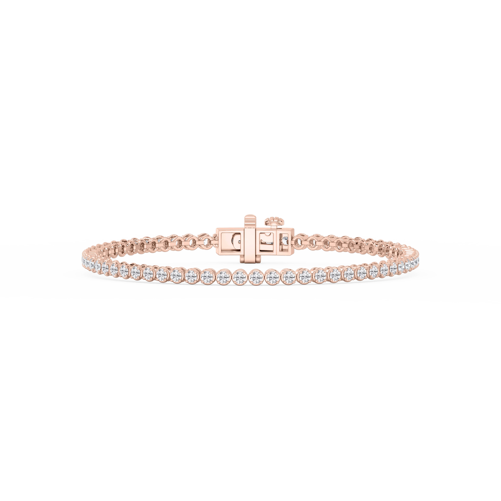 Round LGD Classic Four Prong Tennis Bracelet