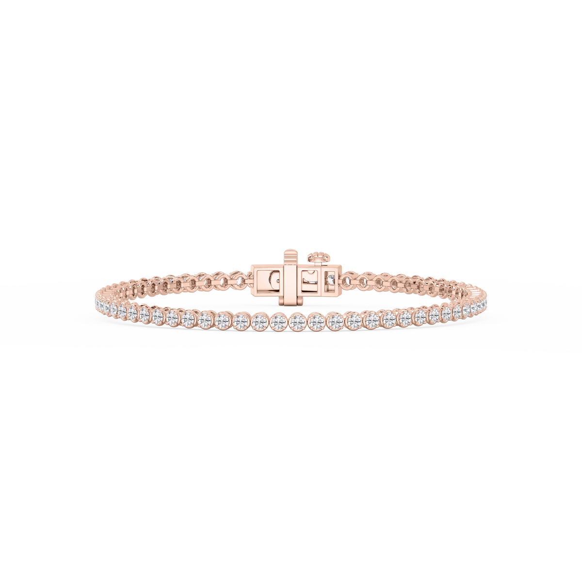 Round LGD Classic Four Prong Tennis Bracelet